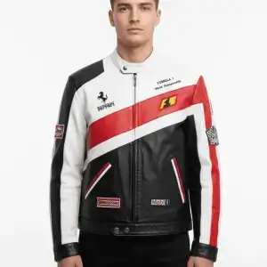 Ferrari f1 leather jacket
