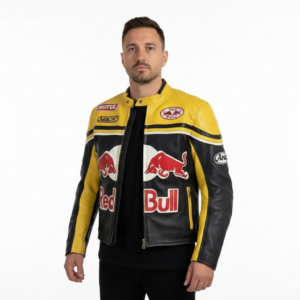 Red Bull ヴィンテージジャケット XL Vintage Red Bull Racing Leather Jacket