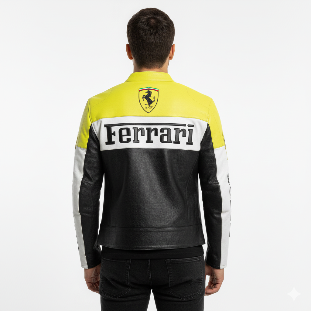 Ferrari Leather Racing Jacket