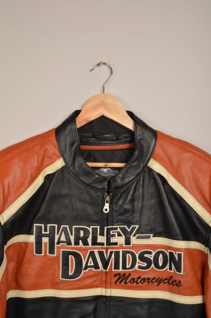 Harley Davidson Motorcycle Racing Leather Jacket