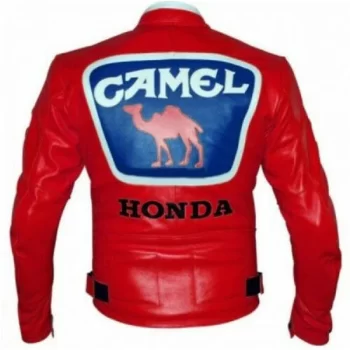 Honda Camel Leather Jacket