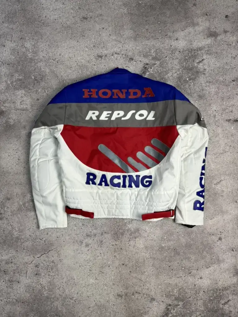 Honda Repsol Racing Leather Jacket - Motorcycle Riding Jacket