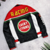 Lucky Strike Motorcycle Racing Leather Jacket - Image 5