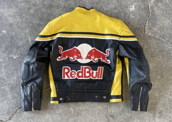 Vintage Red Bull Racing Leather Jacket