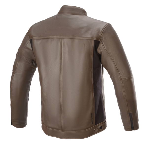 brown alphinestars jacket