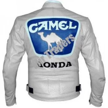 Honda Camel Leather Jacket