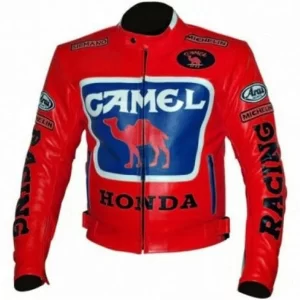 Honda Camel Leather Jacket