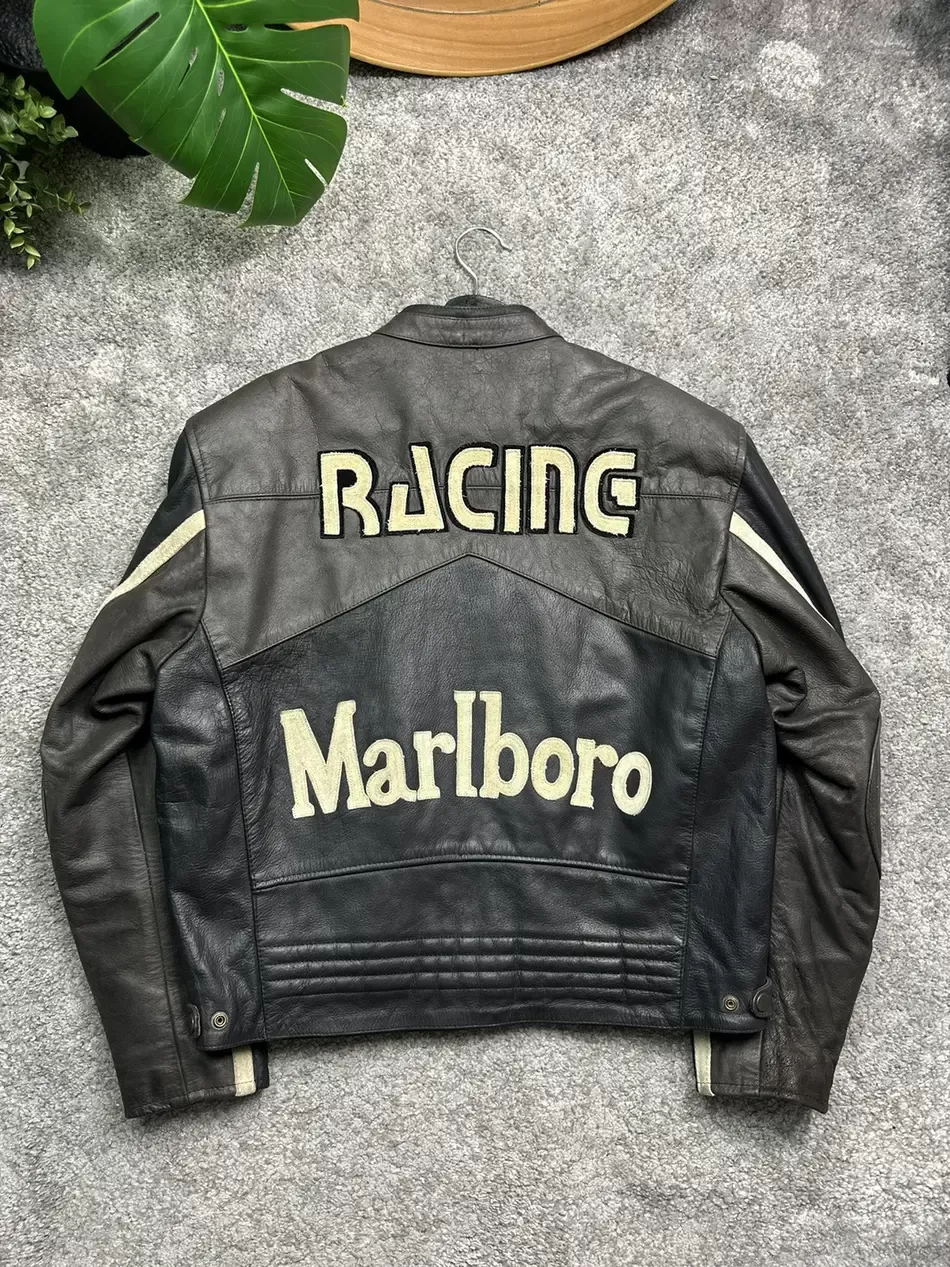 Marlbolo LEATHER JACKET 馬革 Vintage Marlboro Leather jacket | eBay