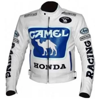 Honda Camel Leather Jacket