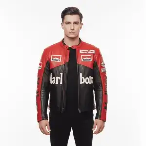 vintage marlboro leather jacket