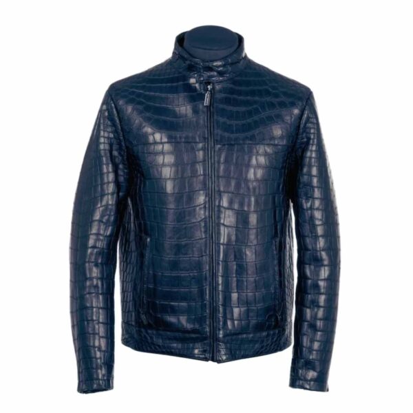 Crocodile Leather Jacket