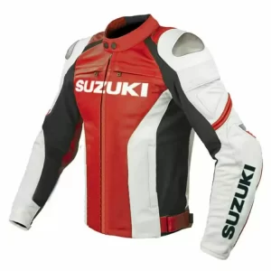 Suzuki Leather motorcycle Jacket