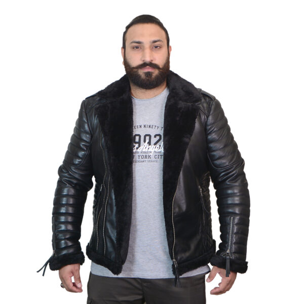 leather shearling jacket