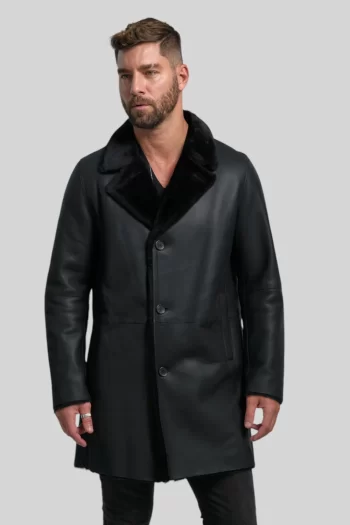 Shearling Bomber Coat