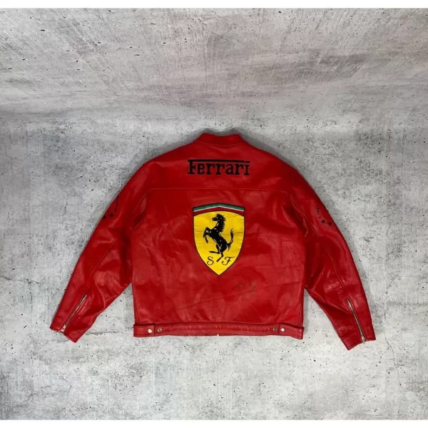 red ferrari jacket