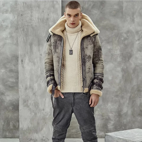 shearling jacket mens​