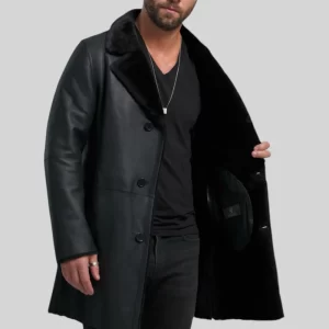 Shearling Bomber Coat