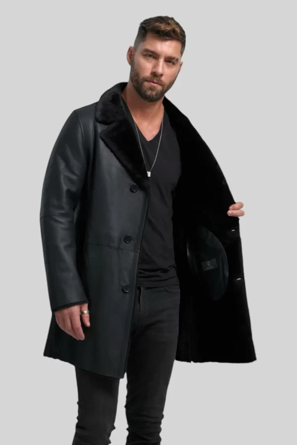 Shearling Bomber Coat