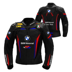 bmw black leather jacket​