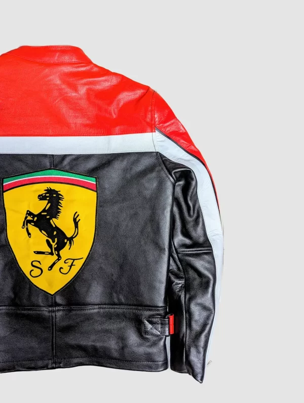 red leather ferrari jacket​