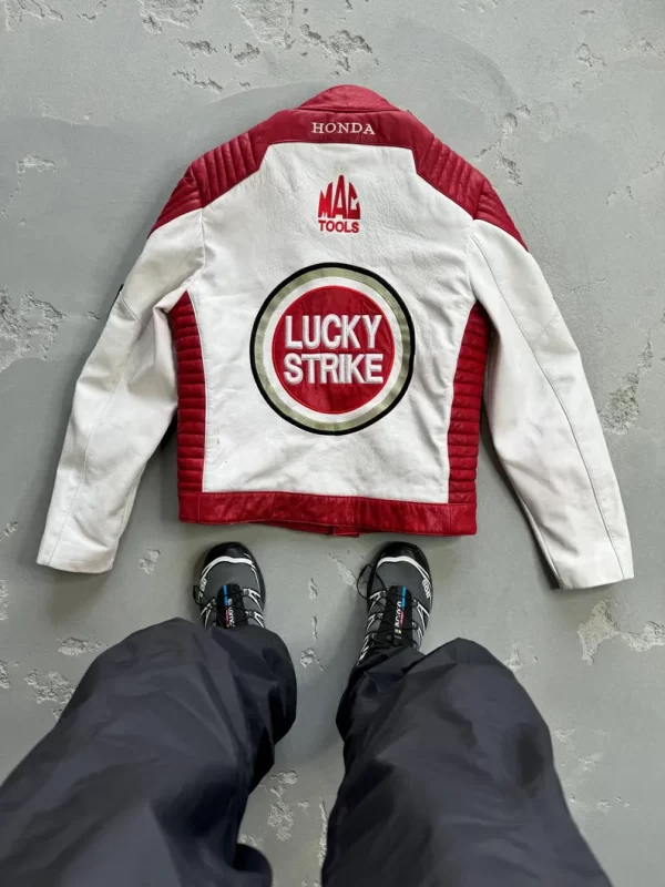 Lucky Strike Leather Biker Jacket