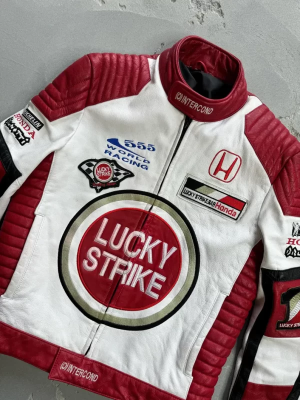 Lucky Strike Leather Biker Jacket