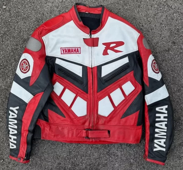 red motorcycle jacket​