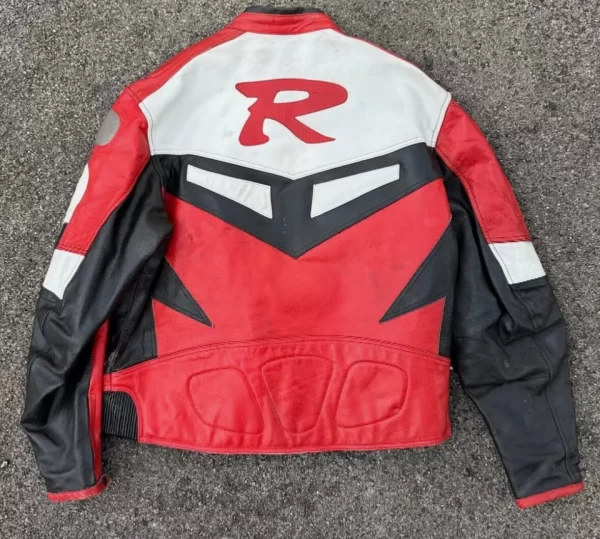 red motorcycle jacket​