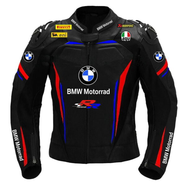 bmw black leather jacket​