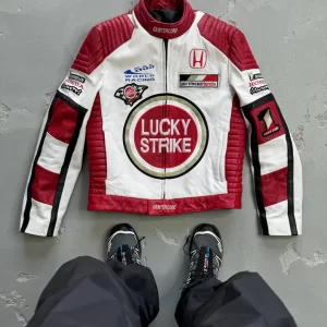 Lucky Strike Leather Biker Jacket