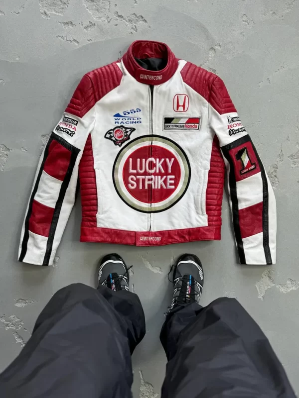 Lucky Strike Leather Biker Jacket