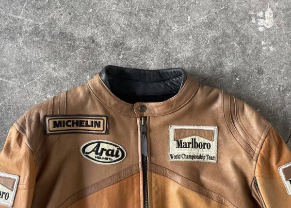 marlboro leather jacket vintage​