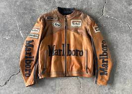 marlboro leather jacket vintage​