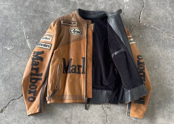 marlboro leather jacket vintage​