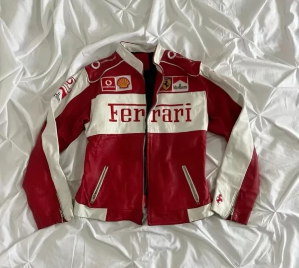 ferrari leather jacket women​