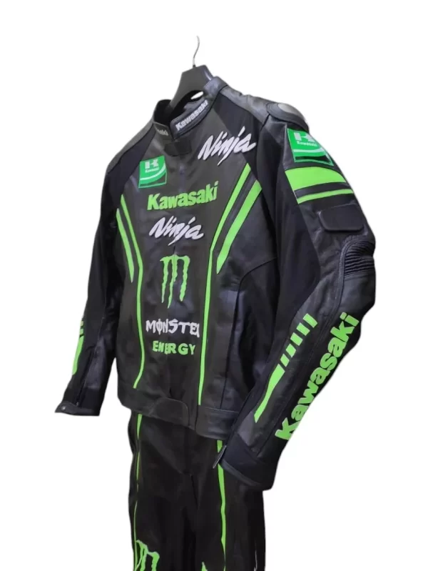 kawasaki leather race suit​