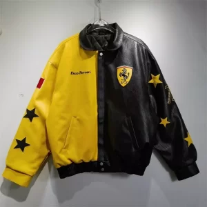 ferrari leather jacket vintage