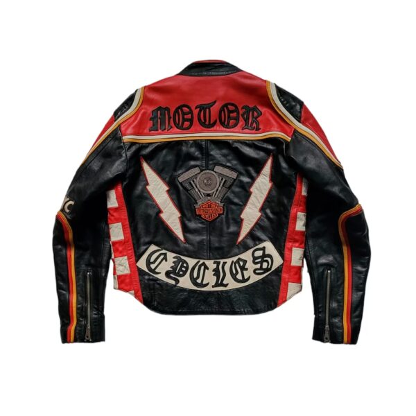 harley davidson and marlboro man leather motorcycle jacket​