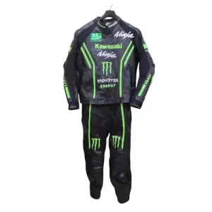 kawasaki leather race suit​