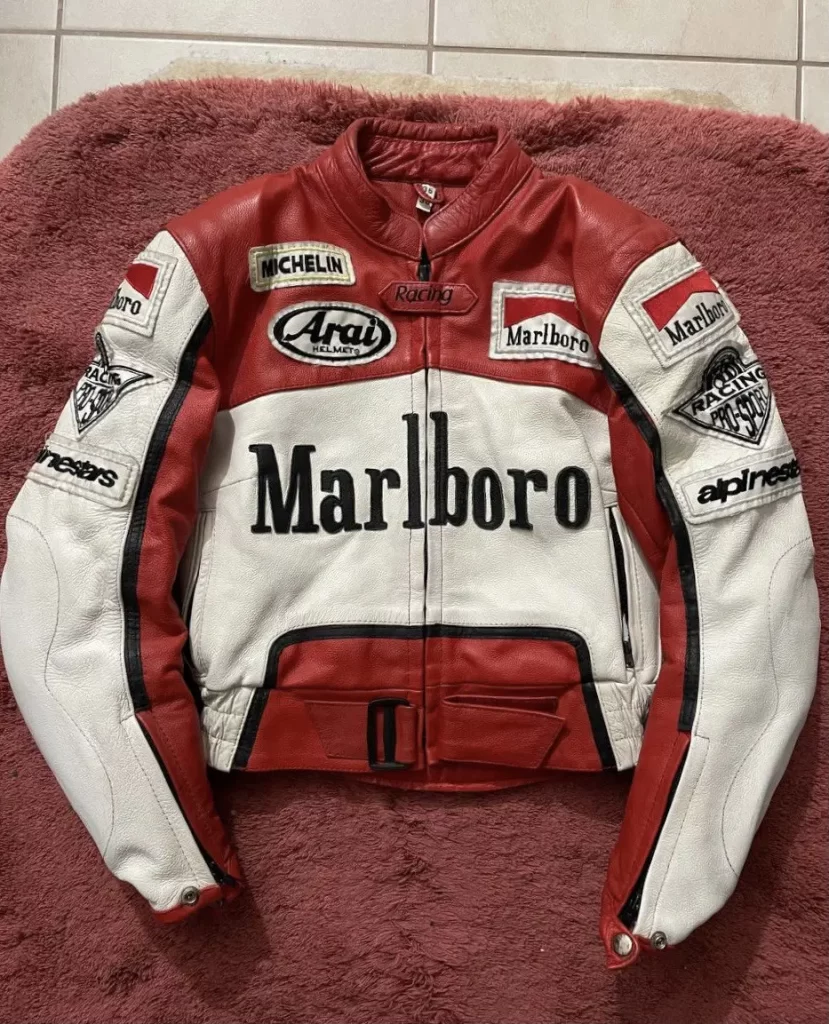 marlboro leather jacket vintage​