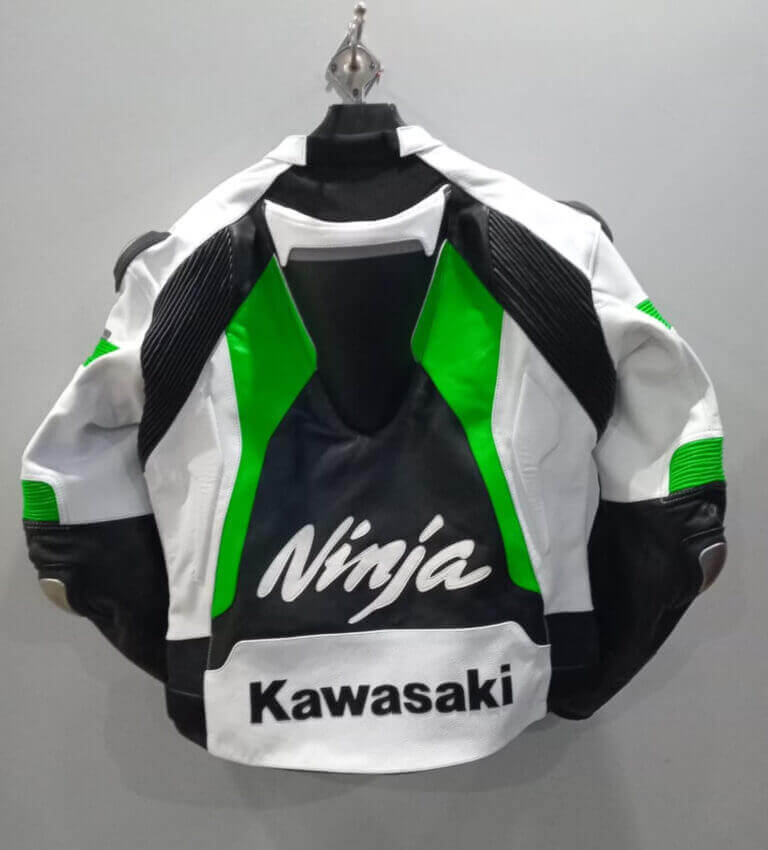 Kawasaki Ninja Green Motorcycle Leather Jacket - Narson Leather