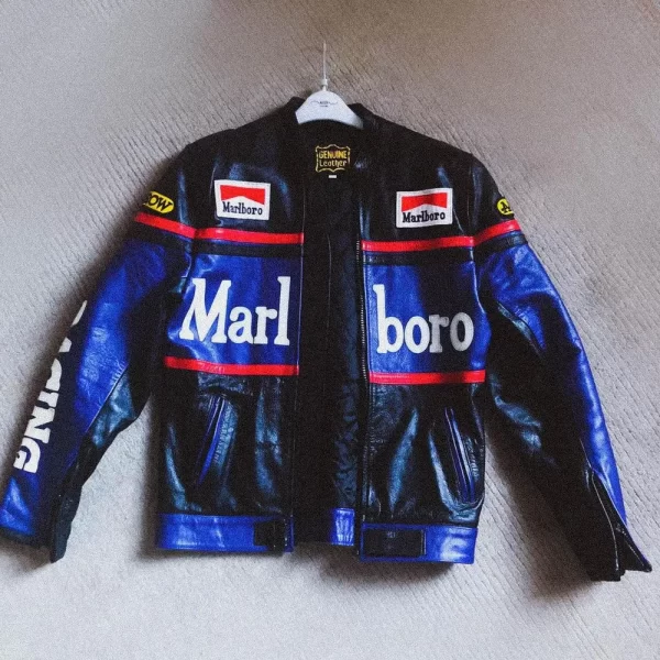 marlboro classics leather jacket​