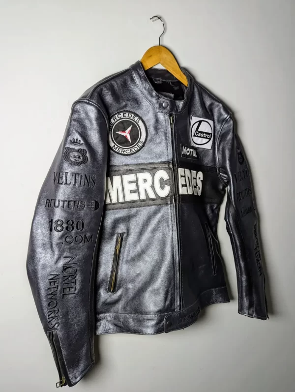 mercedes racing jacket zip up