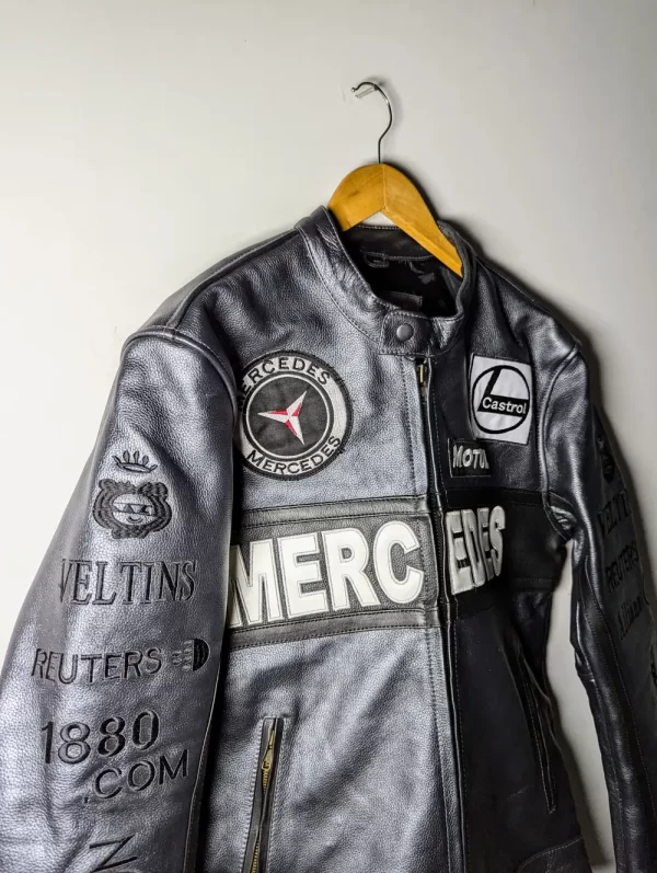 mercedes racing jacket zip up