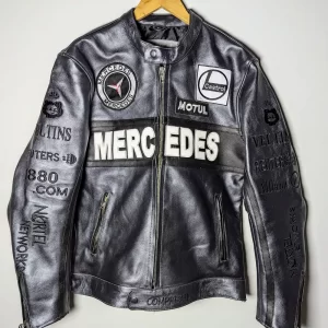 mercedes racing jacket zip up