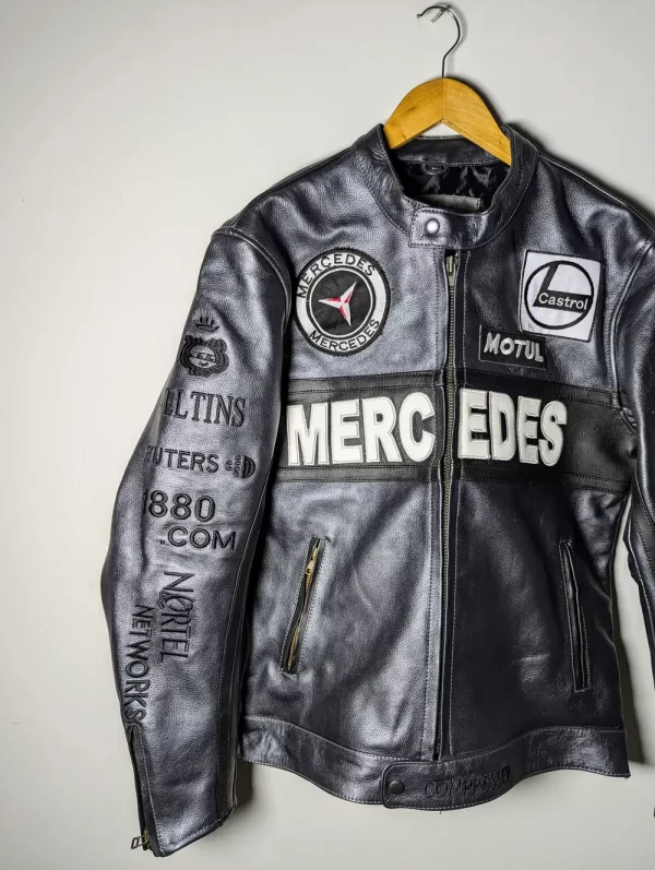 mercedes racing jacket zip up