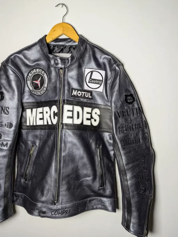 mercedes racing jacket zip up