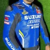 blue motorcycle jacket