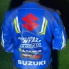 blue motorcycle jacket