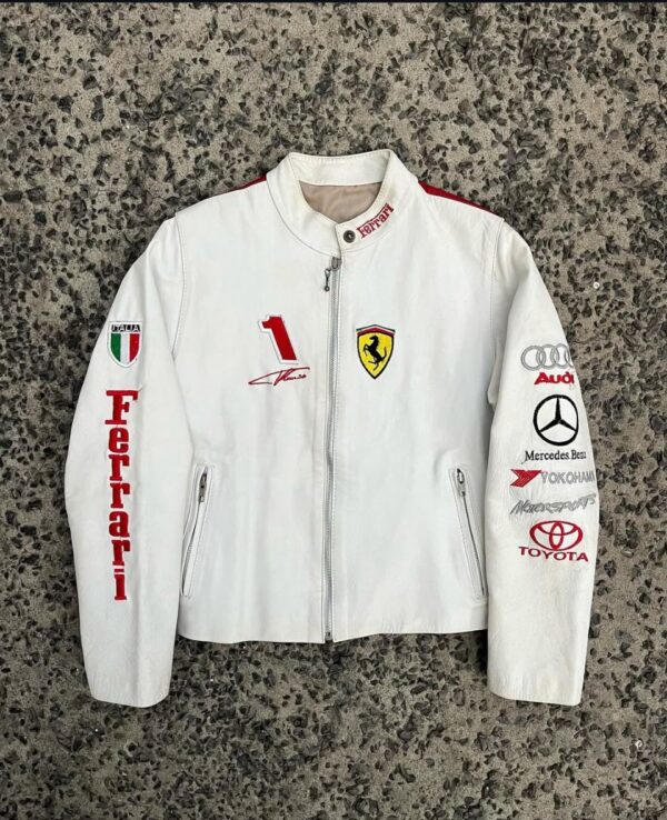 vintage ferrari f1 jacket